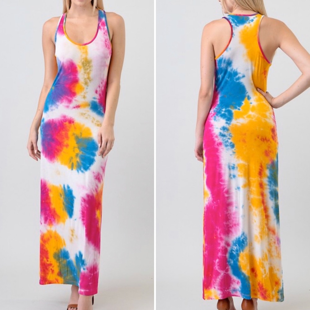 Tie Dye Maxi Dress
